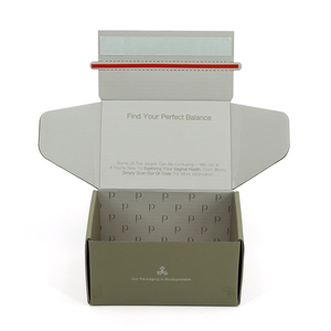 Bán buôn sang trọng Kraft thương mại điện tử các tông vận chuyển gửi thư Bao bì nhỏ quần áo may mặc Quà Tặng Giấy hộp sóng - Product Image 4