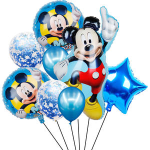 Ensemble de ballons à hélium Mickey Minnie Mouse, <span class=keywords><strong>joyeux</strong></span> <span class=keywords><strong>anniversaire</strong></span>, mariage, saint-valentin, décoration de fête d'<span class=keywords><strong>anniversaire</strong></span> - Product Image 4