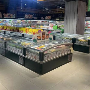 Congélateur coffre à crème glacée à température unique, vitrines réfrigérées d'occasion, vitrine d'îlot, congélateur d'îlot, réfrigérateur d'îlot - Product Image 5