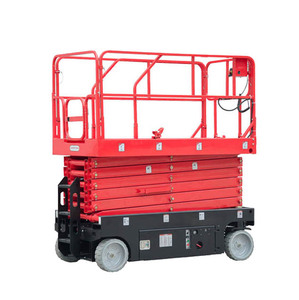 Plateforme élévatrice à ciseaux autopropulsée EVERLIFT 300 kg 6 m 8 m, plateforme de travail en hauteur mobile hydraulique, CE ISO 24V/150AH - Product Image 1