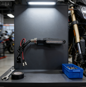 Accesorios de Modificación para Motocicletas, Luz LED de Señal de Giro con Efecto de Agua Corriente, 12V, Material ABS, Vehículo Eléctrico, Carreras de Caballos - Product Image 3