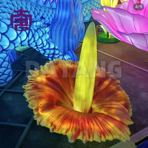 Luces LED Decorativas con Diseño de Flores de Fantasía, Resistentes al Agua IP65, Colores Personalizables para Parques al Aire Libre y Jardines Residenciales, Diseño Duradero - Product Image 2
