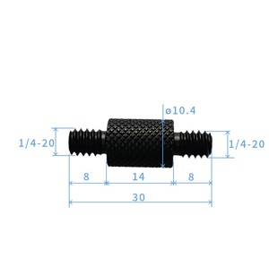 Adaptateur de conversion de trépied en alliage d'aluminium Gu Da Hardware American 1/4 à double tête allongée pour accessoires de photographie - Product Image 6