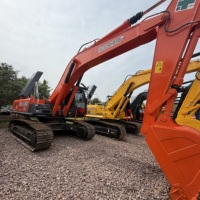Excavatrice sur chenilles hydraulique lourde Hitachi ZX350 d'occasion de 35 tonnes, modèle 2025, grande pelle Hitachi ZX350, bon état, boîte de vitesses, pompe, roulement, prix le plus bas