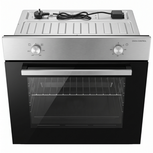 <span class=keywords><strong>Horno</strong></span> de Acero Inoxidable de 6 Funciones y <span class=keywords><strong>24</strong></span> Pulgadas con Control Mecánico de Temporizador, Capacidad de 66 <span class=keywords><strong>Litros</strong></span>, <span class=keywords><strong>Horno</strong></span> Microondas Integrado Individual para el Hogar - Product Image 6