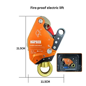 อุปกรณ์ยกไฟฟ้า HOPPER สำหรับงานที่สูง  แบบขึ้น-ลงไฟฟ้า  สำหรับปีนเชือก  ดับเพลิง  ป้องกันการตก - Product Image 5