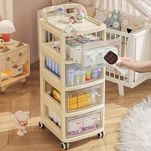 Wewin sản phẩm em bé xe đẩy có thể tháo rời ngăn kéo lưu trữ nhà bếp phòng khách tủ quần áo Máy tính để bàn sử dụng giấy nhựa - Product Image 2