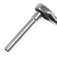 Clé à douille métrique extra longue HTL Professional CR-V 3/8 pouce, 10 mm x 119 mm, outil de réparation automobile pour Benz W204 W212 W221