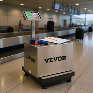 Báscula de equipaje Vevor de acero inoxidable, capacidad de 660 libras, precisión de 0.1 libras, pantalla de alta definición, báscula de suelo para pesar en viajes. - Product Image 2