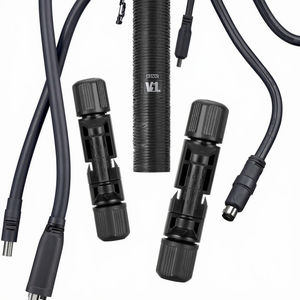 Câbles d'alimentation de connexion de panneaux solaires industriels gaine en cuivre étamé XLPE/PVC 16A 6mm couleur rouge noir rouleau de 5m - Product Image 6