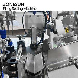 Máquina Automática de Llenado y Sellado de Tubos Blandos de Doble Cámara con Servocontrol Ultrasónico ZONESUN ZS-FS009D para Crema Cosmética y Loción Corporal - Product Image 2