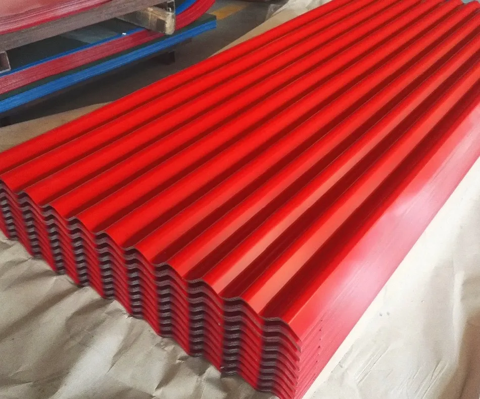 LC TT ödeme çin 0.5MM galvanizli Gi demir çatı oluklu çelik çatı levhası