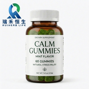 Gomitas RH Calm con L-Teanina, Extractos de Manzanilla y <span class=keywords><strong>Passiflora</strong></span>, Apoyo Natural para la Calma en Adultos, 60 Gomitas, Certificación HACCP - Product Image 1