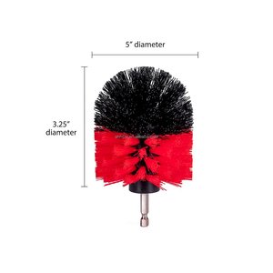 38pcs Eco-Friendly PP Multi-Purpose Cleaning Brushes Power Scrubber Buffing Pads Set Extension <b>Rod</b> Attachment for Household Car - Product Image 3