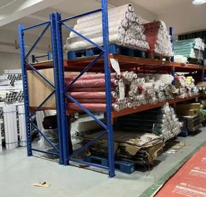 Systèmes de rayonnage multi-étagères et de rayonnage à palettes, rayonnage robuste 2000 kg, rayonnages empilables, stockage en entrepôt, rayonnage d'entrepôt - Product Image 4