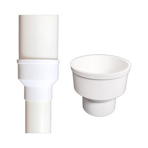 Raccord Concentrique PVC Haute Pression 110x75mm pour Matériaux de Plomberie, Connecteur de Drainage, Tuyauterie d'Évacuation des Eaux Usées - Product Image 5