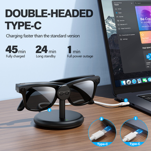 Base de Carga para <span class=keywords><strong>Gafas</strong></span> META <span class=keywords><strong>RayBan</strong></span> AI Wayfarer Skyler, Material ABS Inteligente, Indicador LED de Carga - Product Image 4