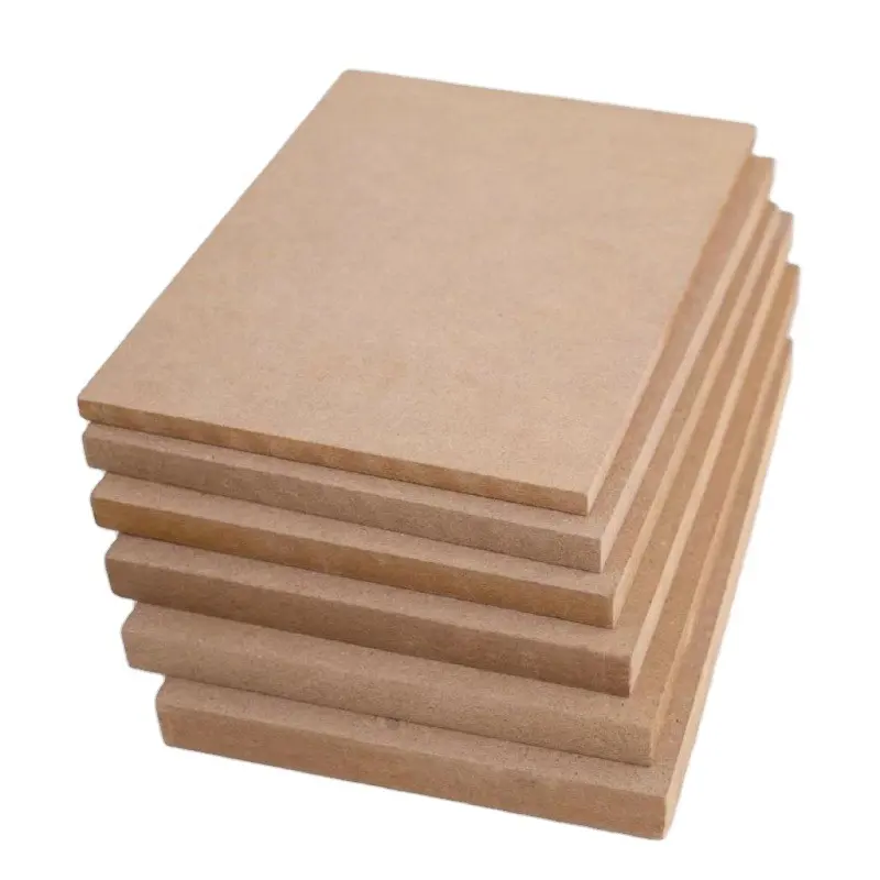 Factory price customized wood grain mdf hdf fibreboard 3mm 8mm 12mm mdf board with melamine veneer