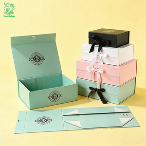 Caja <span class=keywords><strong>de</strong></span> Regalo Plegable Personalizada con Cierre Magnético para Artesanías Hechas a Mano, Empaque Artesanal, Caja Rígida <span class=keywords><strong>de</strong></span> Cartón <span class=keywords><strong>de</strong></span> Lujo con Diseño <span class=keywords><strong>de</strong></span> Logotipo - Product Image 1