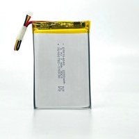 Baterai polimer litium kustom 3.7v 2000mAh 704060 3.7v baterai lipo untuk pelacak GPS