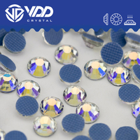 VDD 061 Moon Shadow haute qualité Hot-Fix verre strass cristal Flatback Strass pierres bricolage vêtement décoration robe de mariée