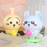 Prêt à expédier – 100 % authentique – Lot de 4 figurines Chiikawa Lunch Time Series – Boîte mystère – Figurines d'anime Kawaii Usagi – Ornements de bureau – Jouets