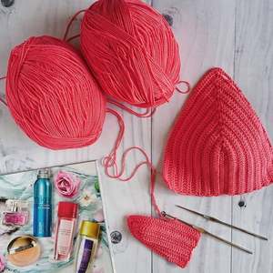 Traje de Baño Personalizado Americano para Mujer, Bikini de Algodón Hecho a Mano, Conjunto de Bikini, Traje de Baño Mini String, Ropa de Playa - Product Image 3