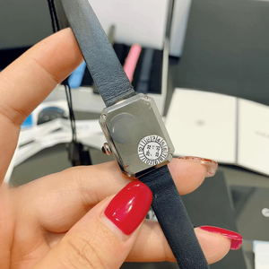 Relojes de Cuarzo para Mujer CC, Elegantes y Minimalistas, con Caja Cuadrada de Diamantes de Lujo, Regalo Perfecto para Mujer de Negocios, Movimiento Ronda, Puntero - Product Image 5