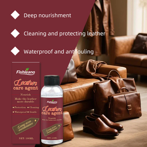 Agent d'entretien du <span class=keywords><strong>cuir</strong></span> FISHLEANO, liquide d'entretien <span class=keywords><strong>pour</strong></span> canapé en <span class=keywords><strong>cuir</strong></span> véritable, détachant <span class=keywords><strong>pour</strong></span> <span class=keywords><strong>cuir</strong></span> - Product Image 4