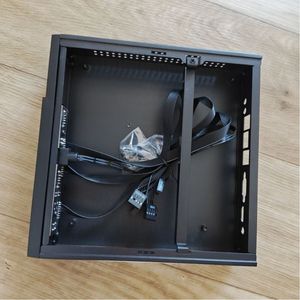 Nuevo <span class=keywords><strong>PC</strong></span> de escritorio <span class=keywords><strong>Mini</strong></span> <span class=keywords><strong>ITX</strong></span>/MicroATX carcasa Horizontal de plástico refrigeración eficiente para placa base de 17cm X 17cm ventilador de puerto frontal USB Stock - Product Image 5