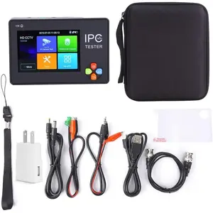 3.5 zoll Touch Screen CCTV Tester, H.265 4K IPC1600ADHplus IP Camera Tester Monitor AHD CVI TVI Tester 100V-240V(US Plug)