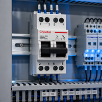 Interrupteur de transfert manuel SF219G 2P, type PC, montage sur rail DIN, 400V, isolateur double alimentation, IP20, ChLotai pour centre de données