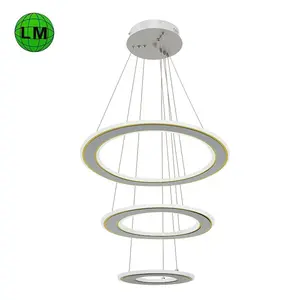 Luxury Design Indoor Decoration Villa Lobby Custom Modern LED Chandelier Lighting led light lamp lighting profile with aluminum