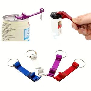 Lightweight Aluminum Metal <b>Keychain</b> with <b>Custom</b> Logo Beer Bottle Opener Waterproof Fashion Luxury Irregular Shape - Product Image 4