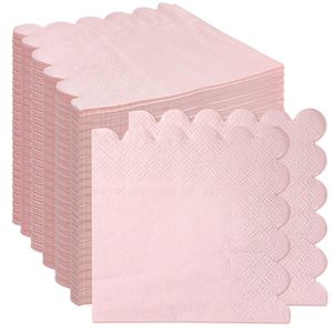 Serbet sekali pakai Linen kerang kustom yang dipersonalisasi UNTUK RESTORAN dan pesta koktail - Product Image 1