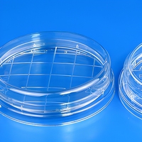 Plaque PCR en PP de 0,2 ml, micro-plaque à rebord convexe, plaque d'échantillonnage en plastique pour laboratoire