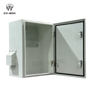 Boîtier de distribution extérieur étanche IP65 en acier galvanisé avec verrouillage CE pour projets personnalisés – Coffrets de commande électriques - Product Image 1