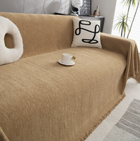 Chenille-Sofabezug Vollständige Couchabdeckung Dreisitzer-Sofa Kratzfest Ganzjahres-Universal Hochwertige Vollumhüllende Decke