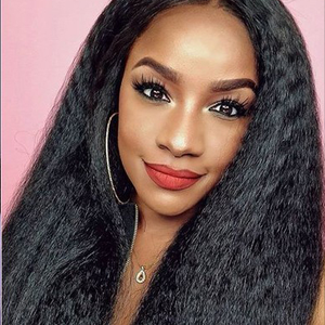 Top Qualité Afro Styles 100% Cheveux humains Brésilienne Vierge Cuticule Alignés Faisceaux <span class=keywords><strong>Yaki</strong></span> Crépus Extension de Cheveux Raides - Product Image 6