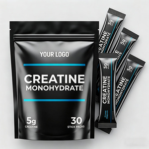 Créatine monohydrate en poudre OEM sous marque privée 200 mesh 500 mesh 200g 500g pour la récupération musculaire des adultes, le soutien immunitaire et la musculation - Product Image 1