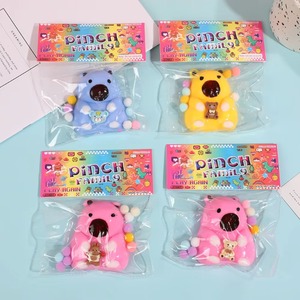 Jouet anti-stress en TPR en forme de lapin mignon, souple, à rebond lent, jouet sensoriel, jouet de décompression, cadeau pour enfant, vente en gros - Product Image 2