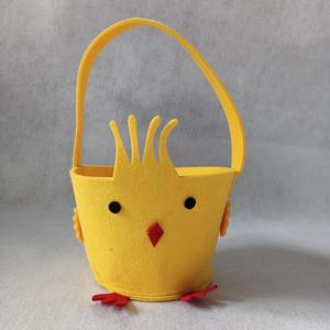 Happy <b>Easter</b> Children's Felt Eco-Friendly Durable <b>Gift</b> <b>Bag</b> for Kids Fruit Candy Tote with Decoration - Product Image 6