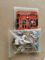 Kit de carte PCB pour console de jeu Mario 50-en-1 avec accessoires, pousse-pièces anglais, garantie 1 an