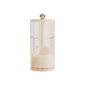 Adjustable Makeup Brush Holder With 4 In 1 Storage For Cosmetic Desktop Organizer Rotating Container With Lid - Product Image 5