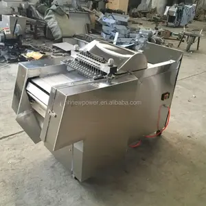 Mesin pemotong daging listrik kecil Frozen, mesin pemotong daging ayam otomatis, mesin pemotong daging sapi