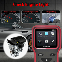Herramienta de Diagnóstico Automotriz V518, Escáner Multifuncional para Autos con Lector de Códigos de Error del Motor, Compatible con OBD 2 Modo 6 8 ELM327