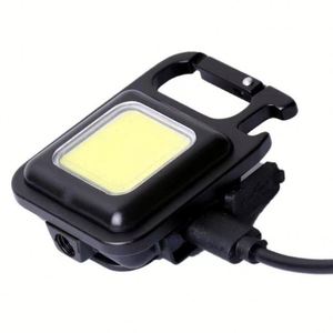 Vente en gros d'usine WOSEN Mini lampe de travail COB Mini lampe torche LED rechargeable par USB Lampe de poche porte-clés tactique - Product Image 5