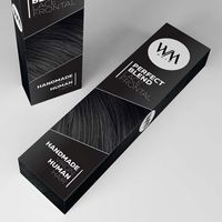 Boîtes d'emballage personnalisées pour mèches de cheveux, boîte d'emballage de luxe pour extensions de cheveux