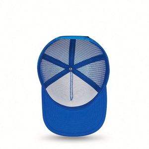 Gorra Trucker de Malla de Color Sólido con Logotipo de Marca Personalizado de Alta Calidad, Gorra SnapBack para Hombre y Mujer, Protección Solar para el Verano - Product Image 5