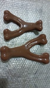 Özelleştirilmiş tasarım köpek <span class=keywords><strong>Y</strong></span> şekli kemik naylon çiğnemek oyuncak sağlam ve dayanıklı Bacon lezzet köpek oyuncak interaktif oyuncaklar - Product Image 3